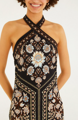 VESTIDO FEMININO MIDI DANIELA FARM ORIGINAL 358479