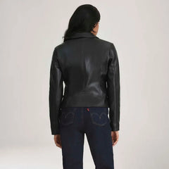 JAQUETA FEMININA CLEAN MOTO COURO SINTETICO LEVI'S ORIGINAL 595440729