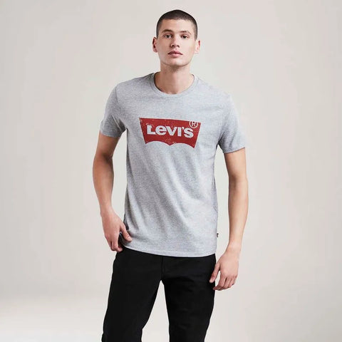 Camiseta Mescla Logo Tradicional Vermelho