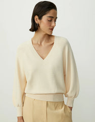 BLUSA FEMININA TRICOT DETALHE CANELADOSHOULDER ORIGINAL 241433906