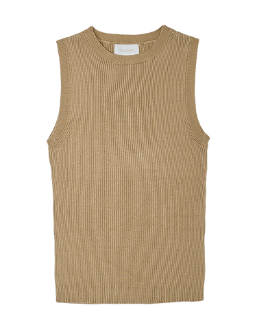 Regata Shoulder Tricot Canelado Khaki 241432916