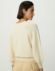 BLUSA FEMININA TRICOT DETALHE CANELADOSHOULDER ORIGINAL 241433906