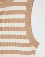 REGATA FEMININA TRICOT LISTRADA SHOULDER ORIGINAL 012514339024