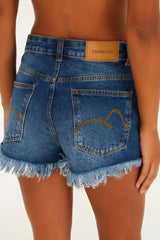 SHORT FEMININO JEANS CURVA FARM ORIGINAL  363316