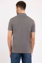 POLO MASCULINA PIQUET CLASSIC CONCRETO C/PRATA ARAMIS ORIGINAL PO.10.0032563/567