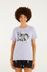 TSHIRT FEMININA FIT RIO CALCADAO FLORES FARM ORIGINAL 359404