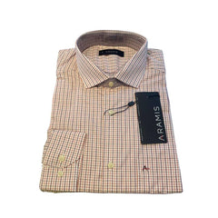 CAMISA MASCULINA REGULAR TRICOLINE XADREZ BCO C/ VERMELHO ARAMIS ORIGINl ML.02.0547001/030