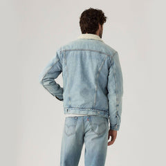 JAQUETA MASCULINA SHERPA TRUCKER JEANS LEVI´S® ORIGINAL 163650272