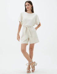 BERMUDA FEMININA NATURAL COM FAIXA SHOULDER ORIGINAL 232393901