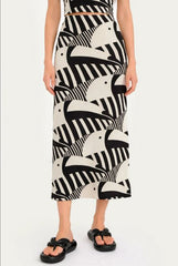SAIA FEMININA MIDI RETA TUCA LEGAL FARM ORIGINAL 358156