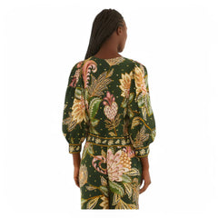 BLUSA FEMININA FLORAL DELHI FARM ORIGINAL 342177