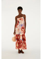 VESTIDO FEMININO CROPPED FLORAL DOCE FARM ORIGINAL 361319