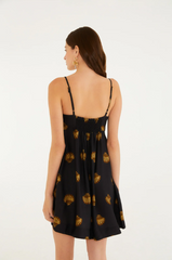 VESTIDO FEMININO CURTO ALCAS CONCHITA FARM ORIGINAL 361103
