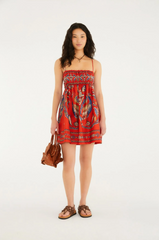 VESTIDO FEMININO CURTO SONHO DE PAVAO FARM ORIGINAL 355097