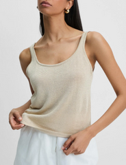 TUNICA FEMININA TRICOT TELADA DOURADA SHOULDER ORIGINAL 012524389002