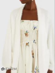 CARDIGAN TRICOT PELINHO COM BOLSO FARM 357275