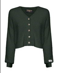 CARDIGAN FEMININO CROPPED FECHADO C/ BOTÃO KHELF 124801887