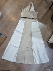 CONJUNTO FEMININO SAIA E TOP BICOLOR GATABAKANA ORIGINAL 8500740106