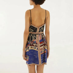 VESTIDO FEMININO CURTO LENCO PARATY FARM ORIGINAL   366729