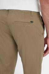 CALÇA MASCULINA CHINO SKINNY SARJADA CAQUI ARAMIS ORIGINAL CL.35.0089021