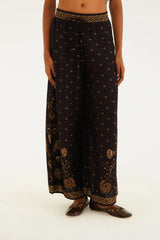CALCA FEMININA PANTALONA SONHO DE CONCHA PRETO FARM ORIGINAL 361182