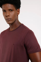 CAMISETA MASCULINA JERSEY PIMA SURTON BURGUNDY ARAMIS ORIGINAL CS.13.0015565