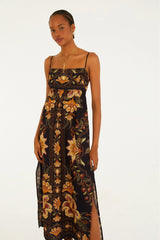 VESTIDO FEMININO CROPPED JARDIM MAJESTOSO FARM ORIGINAL  360692