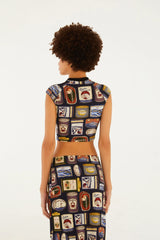BLUSA FEMININA CROPPED IGUARIAS DO LITORAL FARM ORIGINAL 367028