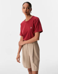 T-SHIRT FEMININA CORACAO BORDADO SHOULDER ORIGINAL 012614060001
