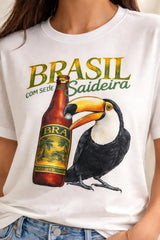 TSHIRT FEMININA MEDIA BRASIL SAIDEIRA FARM ORIGINAL  364055