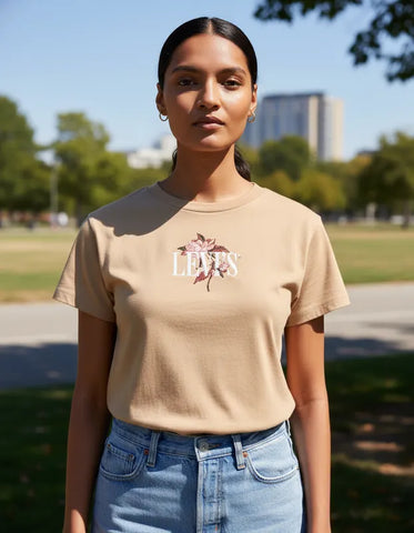 CAMISETA FEMININA BOXY BEGE LEVI´S® OIGINAL LB0013297