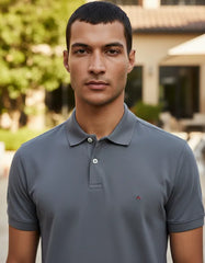 POLO MASCULINA BASICA PIQUET CINZA GRAFITE ARAMIS ORIGINAL PO.10.0280634