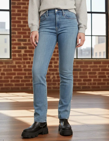 CALÇA FEMININA 724 CÓS ALTO SLIM RETO FIT LEVI'S ORIGINAL 188830159