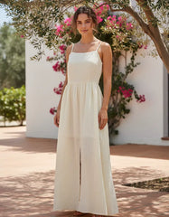 VESTIDO GATABAKANA LONGO SOLTO LINHO ORIGINAL