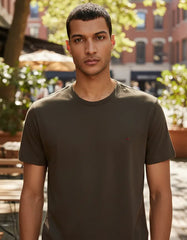 CAMISETA MASCULINA BASICA VERDE MILITAR ARAMIS ORIGINAL CS.12.0537642