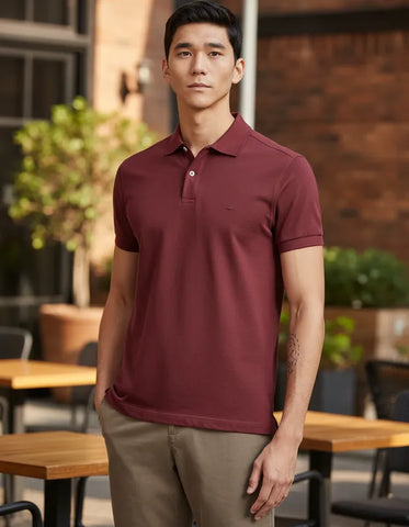 POLO MASCULINA BASICA PIQUET CABERNET ARAMIS ORIGINAL PO.10.0280647