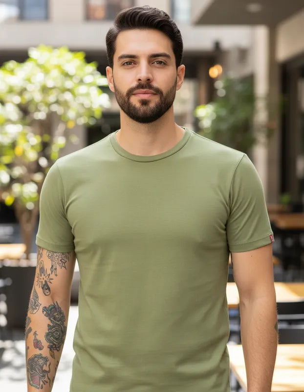 CAMISETA MASCULINA SLIM TAB VERDE LEVI´S® ORIGNAL LB0020212