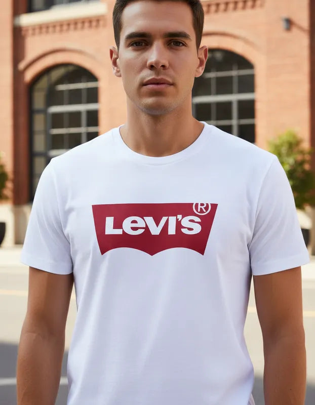 CAMISETA BRANCA LOGO TRADICIONAL VERMELHO LEVI'S ORIGINAL - LB0010027