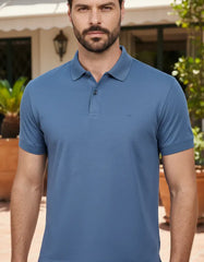POLO MASCULINA INTERLOCK PIMA ATLANTICO ARAMIS ORIGINAL PO.10.0249658