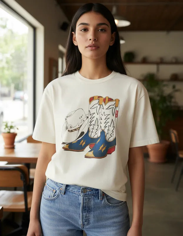 CAMISETA FEMININA BOTAS  LEVI´S® ORIGINAL LB0013263