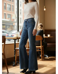 CALÇA FEMININA RIBCAGE BELLS ESCURA LEVI´S® ORIGINAL A75030002