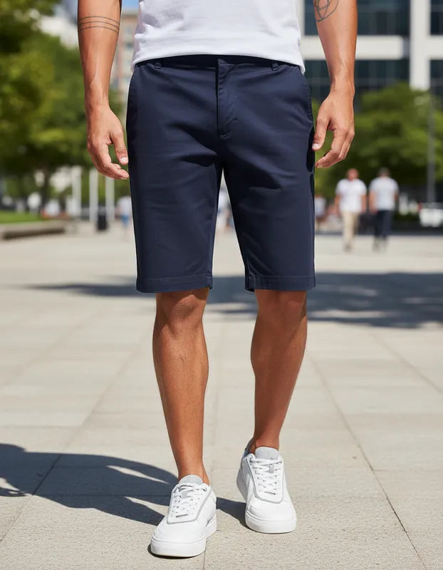 BERMUDA MASCULINA ESPORTE FINO/SOCIAL MARINHO ARAMIS ORIGINAL BE.13.007201038