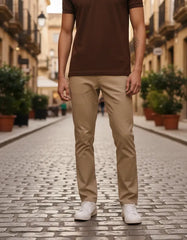 CALÇA MASCULINA ESPORTE FINO/SOCIAL AREIA ARAMIS ORIGINAL CL.35.0081018