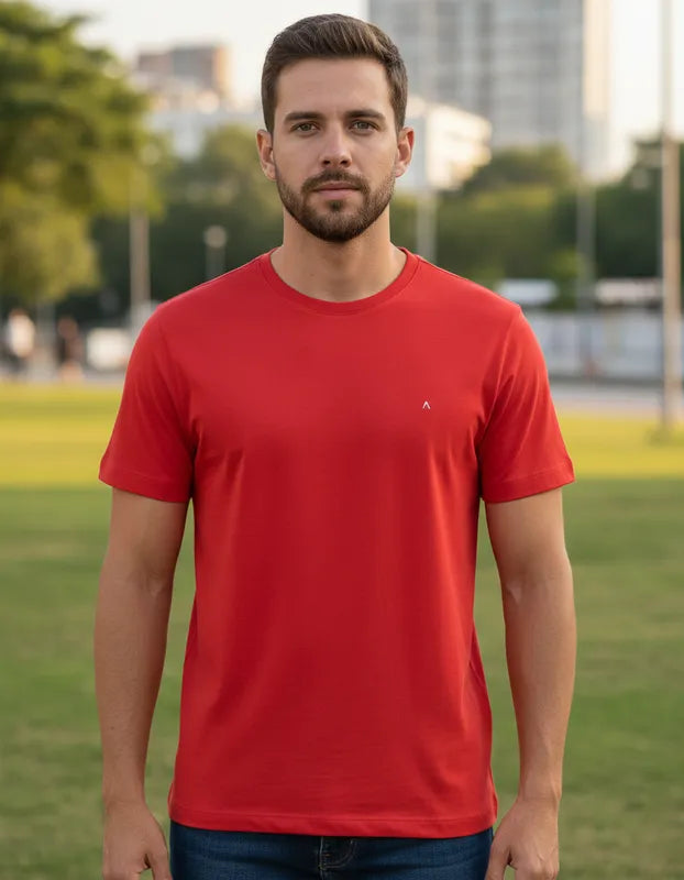 CAMISETA MASCULINA BASICA VERMELHA ARAMIS ORIGINAL CS.12.0537030