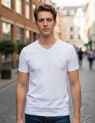 CAMISETA MASCULINA BASICA BRANCO ARAMIS ORIGINAL CS.12.0089 CS.12.0539