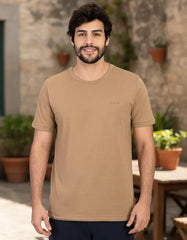 CAMISETA MASCULINA ARAMIS BASICA CARAMELO ORIGINAL CS.12.0537646