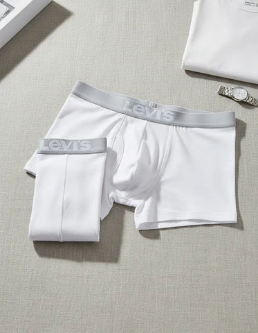 PACK CUECA BOXER BRANCA/BRANCA LEVI'S ORIGINAL 283590004