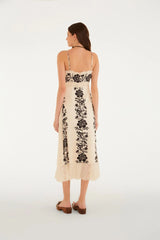 VESTIDO FEMININO MIDI FLORAL DELICADOFARM ORIGINAL  368278