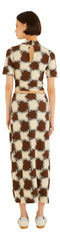 SAIA FEMININA MIDI RETA RITMO CARIOCA FARM ORIGINAL 361754