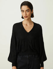 BLUSA FEMININA TRICOT JACQUARD FLORAL SHOULDER ORIGINAL 241432921